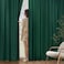 MIULEE Hunter Green Privacy Sheer Curtains That Let Light in 84 Inches Long NonSeeThrough Semi Sheer Curtain Light Filtering Window Curtains Christmas Drapes for Living Room Bedroom 2 Panels Set