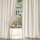 MIULEE NonSeeThrough Privacy Linen Curtains 2 Panels Light Filtering Window Curtains Farnhouse Textured Back Tab Semi Sheer Drapes for Bedroom Living Room 52 x 84 Inches Long Linen