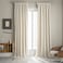 MUMFAS Velvet Curtains 108 Inches Long Tall Ceiling Drapery for Living Room Large Window Curtains Drapes for Nursery Backdrop IvoryOff White Back Tab Rod Pocket 52x108 Inch 9 FTFeet Length