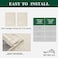 MUMFAS Velvet Curtains 108 Inches Long Tall Ceiling Drapery for Living Room Large Window Curtains Drapes for Nursery Backdrop IvoryOff White Back Tab Rod Pocket 52x108 Inch 9 FTFeet Length