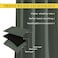 NICETOWN Bedroom Blackout Curtains Drapes Window Treatment Thermal Insulated Solid Grommet Voice Reducing for KitchenNursery Dark Mallard 1 Pair W52 x L54