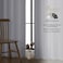 OWENIE Bob White Curtains 63 Inch Length 2 Panels Set for Living Room Bedroom Light Filtering Faux Linen Textured Soft Window Curtain Solid Soft Rod Pocket Drapes 40Wx63L Inches 2 Pcs White