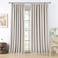 RAIN CITY Extra Wide Curtains 90 Inch Long 2 PanelsTotal 140 in Wide Boho Noise Reduction Window Burlap Track System Curtain Panels for Country Villa Back Tab Pleat Tape with HooksLinen Beige 70x90