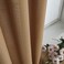 KOUFALL Rustic Window Curtains 63 Inch Length for Bedroom 2 Curtain Panels Set Sheer Burlap Boho Farmhouse Natural Primitive Decor Cotton Linen Textured Grommet Curtains for Kitchen Living Room Wood T