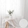 SMILE WEAVER White Sheer Curtains for Living Room 54 inch LengthPrivacy Light Filtering Semi Sheer CurtainLightweight Voile Transparent Window Drapes for BedroomKitchenSet of 2 Panels