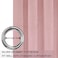 SMILETIME Pink Velvet Curtain Panels 2 Pack 52W x 108L Grommet Top Modern Style Living Room Light Filtering Noise Reducing Machine Washable