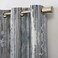 Sun Zero Artifact Abstract Painting Blackout Grommet Curtain Panel 40 x 84 Blue