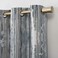 Sun Zero Artifact Abstract Painting Blackout Grommet Curtain Panel 40 x 84 Blue