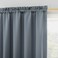 Sun Zero Easton Energy Saving Blackout Rod Pocket Curtain Panel Denim Blue 40 W x 84 L 1 Panel