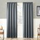 Sun Zero Easton Energy Saving Blackout Rod Pocket Curtain Panel Denim Blue 40 W x 84 L 1 Panel