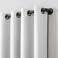 Sun Zero Nordic 2Pack Theater Grade Noise Reducing Extreme 100 Blackout Grommet Curtain Panel Pair 52 x 120 White