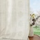 ugoutry Boho Linen Curtains for Bedroom Living Room Sage Green Farmhouse Boho Curtains 84 Inches Long Geometric Striped Patterned Mudcloth Grommet Top Rustic Window Drapes 2 Panels Green on Beige