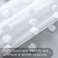KOUFALL White Bedroom Curtains 63 Inch Length 2 Panel Rod Pocket Shabby Chic Farmhouse Cozy Pom Pattern Dot Textured Window Semi Sheer Short Boho Cute Curtains for Nursery Kitchen Sill Therapy Room De