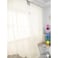 LONGTAI Window Beige Sheer Curtains 90 Inches Long 2 Panels Sheer Curtain Basic Rod Pocket Panel For Bedroom Children Living Room Yard Kitchen