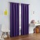 Eclipse ECLIPSE Kendall Modern Blackout Thermal Rod Pocket Window Curtain for Bedroom or Living Room 1 Panel 42 X 63 Purple