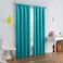 Eclipse ECLIPSE Kendall Modern Blackout Thermal Rod Pocket Window Curtain for Bedroom or Living Room 1 Panel 42 X 63 Turquoise
