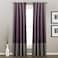 Lush Decor Prima Window Curtain Panel Pair 84 inch x 54 inch GrayPurple Set of 2