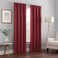 Eclipse ECLIPSE Kendall Modern Blackout Thermal Rod Pocket Window Curtain for Bedroom or Living Room 1 Panel 42 x 84 Ruby