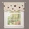 Lush Decor Royal Embrace Valance Floral Window Kitchen Curtain Single 18 x 42 Blue