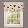 Lush Decor Royal Embrace Valance Floral Window Kitchen Curtain Single 18 x 42 Blue