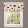 Lush Decor Royal Embrace Valance Floral Window Kitchen Curtain Single 18 x 42 Blue