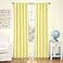 Eclipse ECLIPSE Microfiber Blackout Thermal Rod Pocket Window Curtain for Bedroom or Nursery 1 Panel 42 in x 63 in Yellow