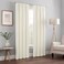 Eclipse ECLIPSE Kendall Modern Blackout Thermal Rod Pocket Window Curtain for Bedroom or Living Room 1 Panel 42 x 95 Ivory