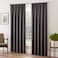 Eclipse Solid Thermapanel Room Darkening Rod Pocket Curtain Window Curtain for Bedroom and Living Room 1 Panel 52 in Wide x 63 in Long Grey