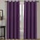 H.VERSAILTEX HVERSAILTEX Bedroom Curtain Panels Blackout Draperies Room Darkening Curtains Window Panel Drapes Plum Purple Color 1 Pair 52 by 84inch 8 GrommetsRings per Panel