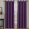 H.VERSAILTEX HVERSAILTEX Bedroom Curtain Panels Blackout Draperies Room Darkening Curtains Window Panel Drapes Plum Purple Color 1 Pair 52 by 84inch 8 GrommetsRings per Panel