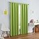 Eclipse ECLIPSE Kendall Modern Blackout Thermal Rod Pocket Window Curtain for Bedroom or Living Room 1 Panel 42 x 84 Lime