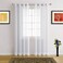 Warm Home Designs Pair of 2 Standard Size 54 Width x 84 Length Bright White Sheer Window Curtains 2 Elegant Voile Panel Drapes are 108 Inch Wide Total K White 84