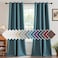 H.VERSAILTEX HVERSAILTEX Linen Blackout Curtain 84 Inches Long for BedroomLiving Room Thermal Insulated Grommet Linen Curtain Drapes Primitive Textured Burlap Effect Window Drapes 1 Panel Heather Aege