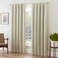 Eclipse Solid Thermapanel Room Darkening Rod Pocket Curtain Window Curtain for Bedroom and Living Room 1 Panel 52 in Wide x 84 in Long Stone