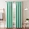 Eclipse Blackout Curtains for BedroomDarrell 37 x 84 Insulated Darkening Single Panel Rod Pocket Window Treatment Living Room Mint 16205037084MNT