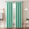 Eclipse Blackout Curtains for BedroomDarrell 37 x 84 Insulated Darkening Single Panel Rod Pocket Window Treatment Living Room Mint 16205037084MNT