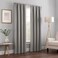 Eclipse ECLIPSE Kendall Modern Blackout Thermal Rod Pocket Window Curtain for Bedroom or Living Room 1 Panel 42 x 54 Grey