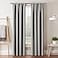 Eclipse ECLIPSE Blackout Curtains for BedroomDarrell 37 x 84 Insulated Darkening Single Panel Rod Pocket Window Treatment Living Room Grey