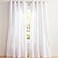 Exclusive Home Loha Linen Grommet Top Curtain Panel Pair 84x54 Winter White