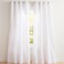 Exclusive Home Loha Linen Grommet Top Curtain Panel Pair 84x54 Winter White