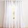 Exclusive Home Loha Linen Grommet Top Curtain Panel Pair 84x54 Winter White