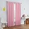 Eclipse ECLIPSE Kendall Modern Blackout Thermal Rod Pocket Window Curtain for Bedroom or Living Room 1 Panel 42 x 95 Bouquet