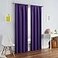 Eclipse ECLIPSE Kendall Modern Blackout Thermal Rod Pocket Window Curtain for Bedroom or Living Room 1 Panel 42 x 95 Purple
