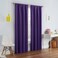 Eclipse ECLIPSE Kendall Modern Blackout Thermal Rod Pocket Window Curtain for Bedroom or Living Room 1 Panel 42 x 95 Purple