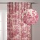 Maison d' Maison d Hermine Curtains for Living Room 100 Cotton 84 inch Length One Panel Light Filtering Toile Curtains for Bedroom Windows with Rod and Loop Pockets Drapes The Miller Red 50 W x 84 L