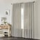 Piper Classics Market Place Gray Ticking Stripe Panel Curtains Set of 2 84 L x 40 Farmhouse Country Style Gray Cream Window Drapes