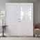 Home Brilliant Privacy Curtains for Door Semi Sheer Window Curtains Front Door Curtain Panels White Bouns Tie Backs 54 x 40 2 Panels