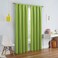 Eclipse ECLIPSE Kendall Modern Blackout Thermal Rod Pocket Window Curtain for Bedroom or Living Room 1 Panel 42 x 95 Lime