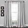 Lush Decor Feather Arrow Geo RoomDarkening Window Curtain Set 84 x 52