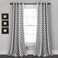 Lush Decor Feather Arrow Geo RoomDarkening Window Curtain Set 84 x 52